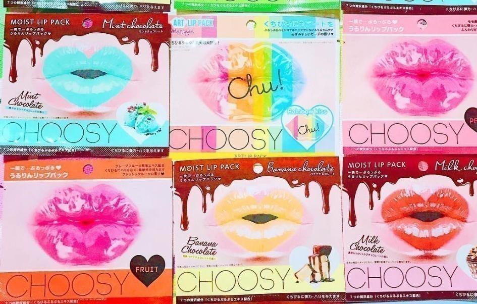 Choosy Japanese Lip Packs
