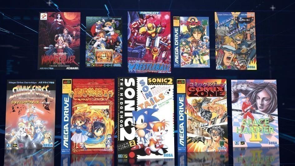 Japanese games on the Sega MEga Drive Mini