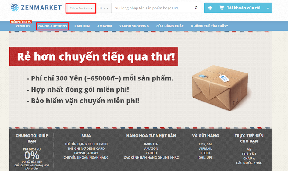 Cách đấu giá trên ZenMarket