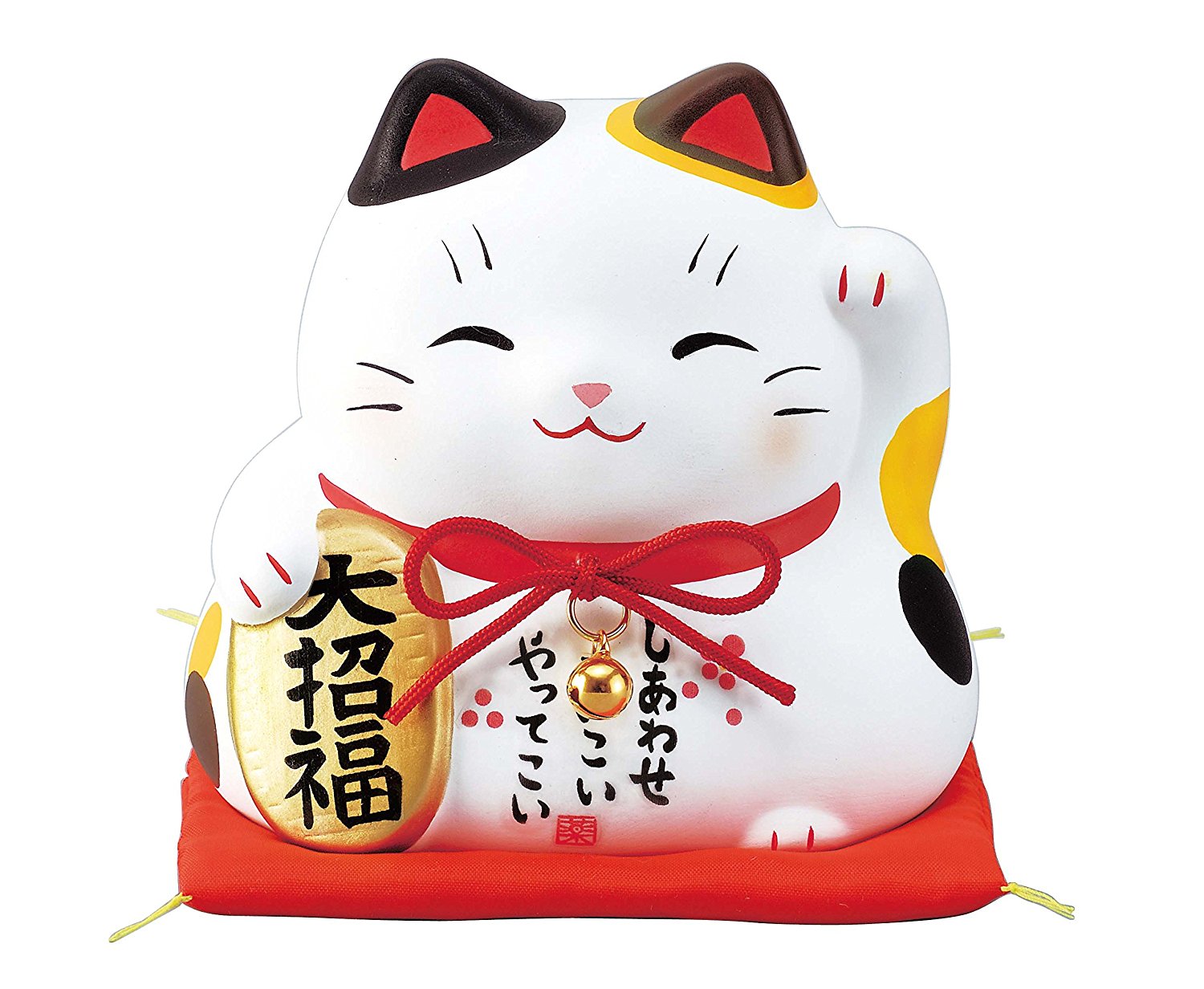 Nishiki-aya daifuku beckoning cat piggy bank - Proxy Service - ZenMarket