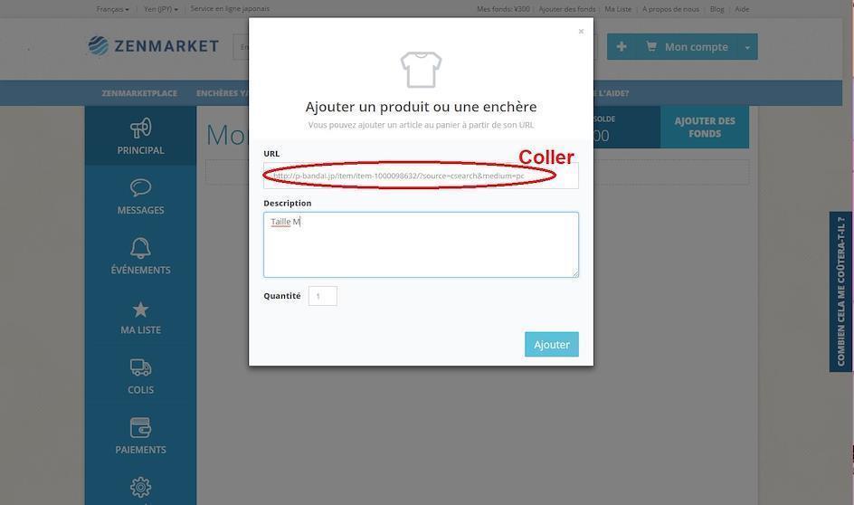 ajouter produit 2 - zenmarket