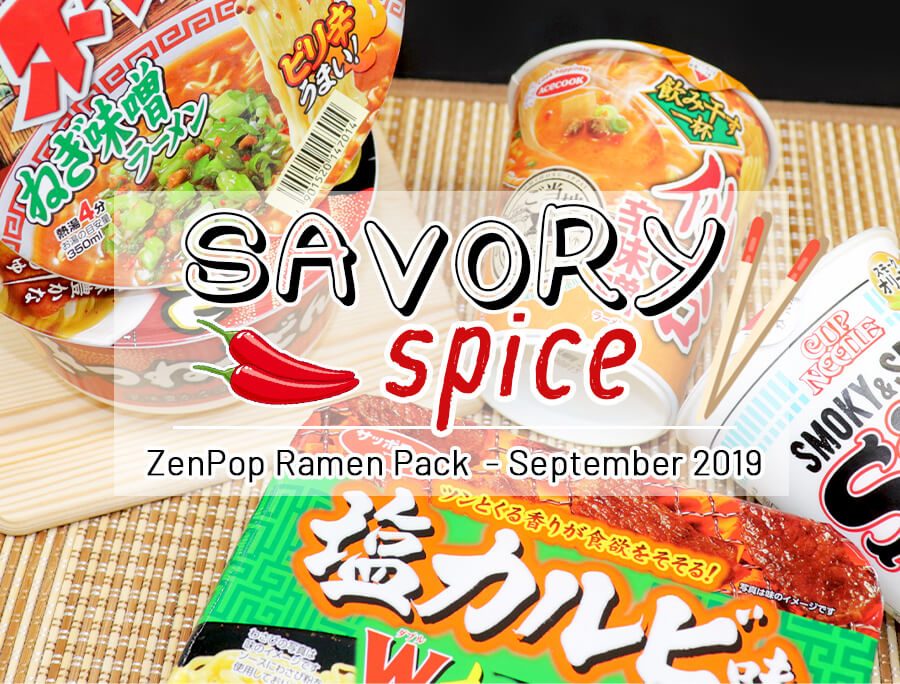 ZenPop's Savory Spice Ramen Pack