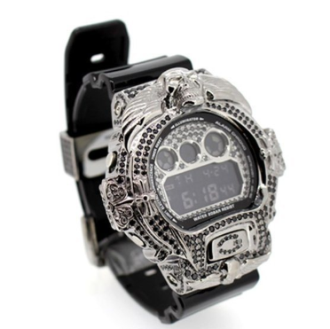 G-shock custom men's wristwatch DW-6900 DW6900-NB1 custom bezel fashionable FTIsland favorite Hong CROWNCROWN DW 6900-058