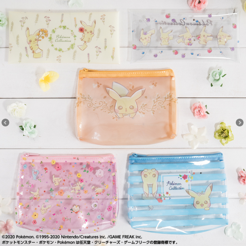 神奇寶貝/ 寶可夢《2020 Pokémon Collectionくじ～Pikachu’s Forest～》F賞 - 小物收納袋  (全5種)