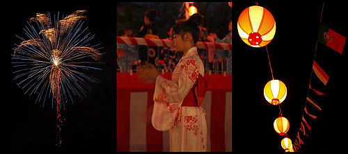 Different ways Japanese celebrate Obon - Fireworks, Lanterns, dancing