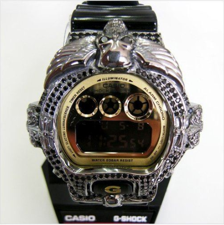 G-shock custom men's wristwatch DW-6900 DW6900-CB1 custom bezel fashionable FTIsland Hong jack favorite men's fashion CROWNCROWN DW6900-007