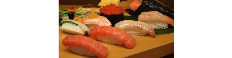Пластиковая еда - суши