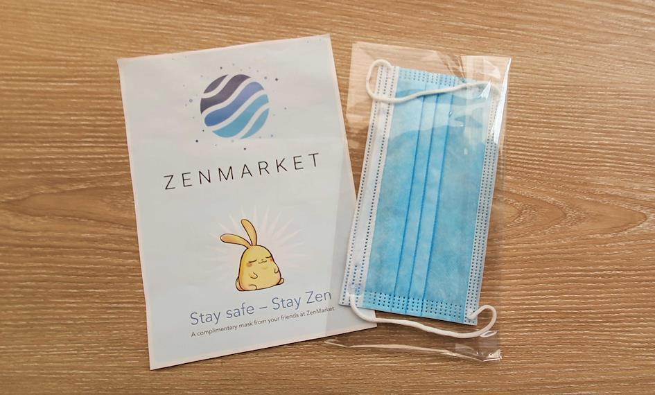 ゼンマーケットからのおすそ分けマスク